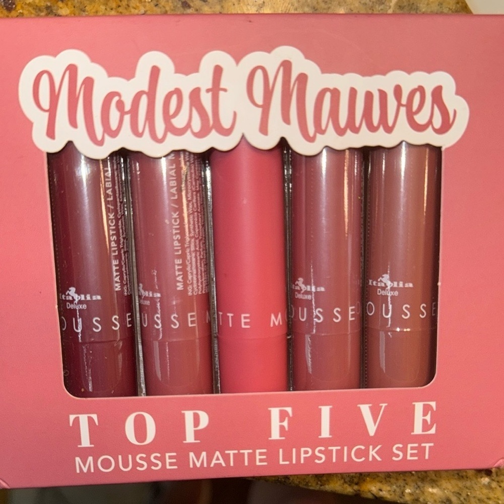 Top Five| Mousse Matte Lipstick Set